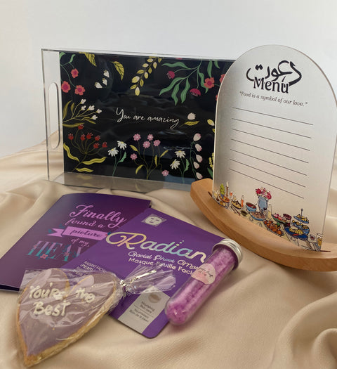 Tray & Dawat Menu Hamper for Mothers