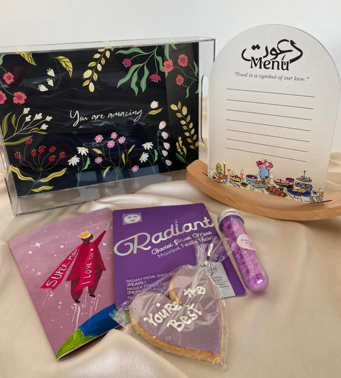 Tray & Dawat Menu Hamper for Mothers