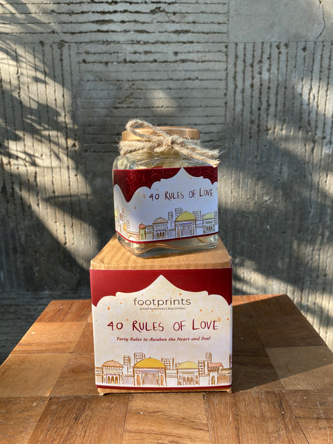 40 Rules of Love Jar