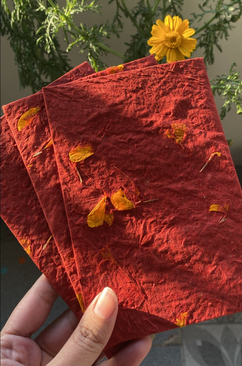 Sustainable Handmade Paper Letter Kit – Footprints
